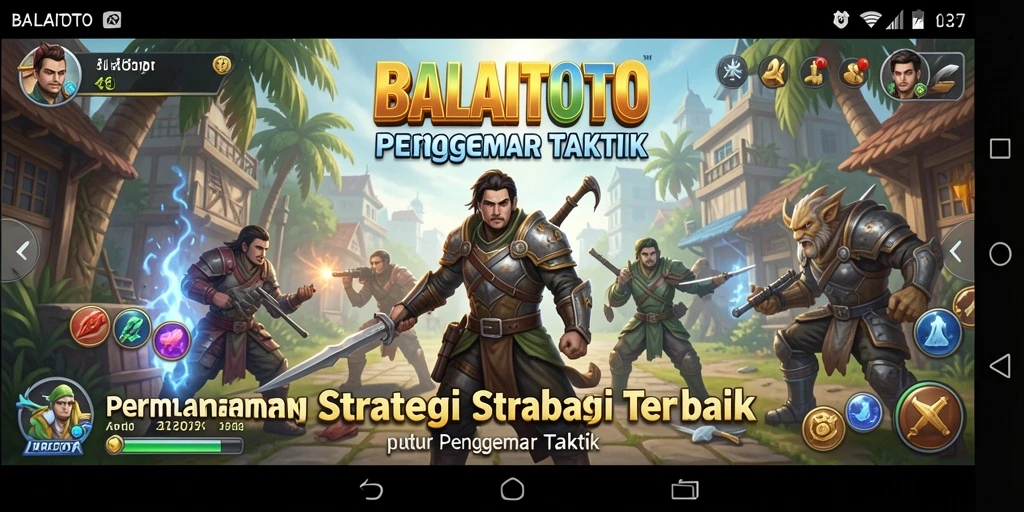 Tampilan gameplay <strong>BALAITOTO</strong> yang menampilkan taktik strategis yang mendebarkan.