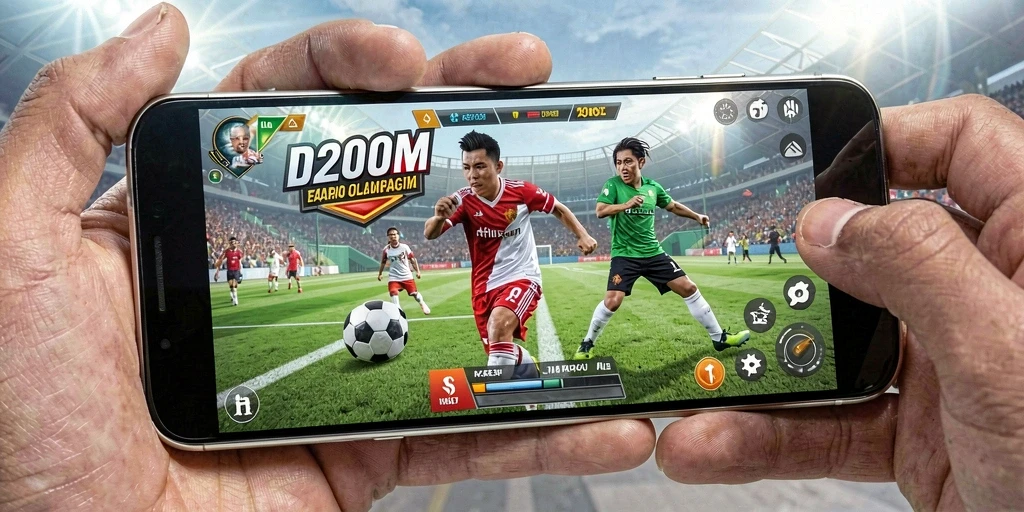 Gameplay seru D200M dengan berbagai cabang olahraga.