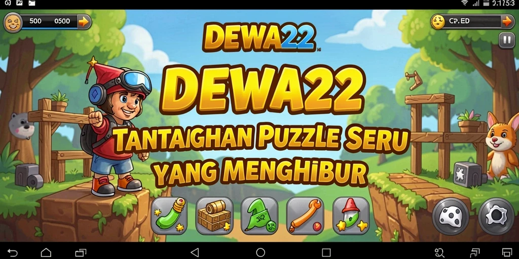 Tampilan gameplay DEWA22 dengan puzzle yang menarik dan menantang.