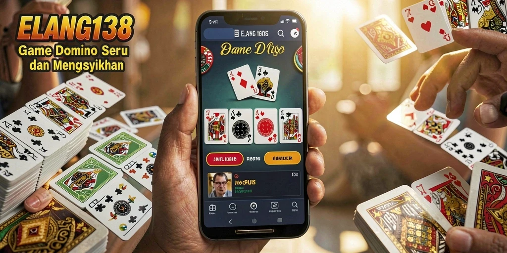 Gameplay ELANG138 yang mendebarkan dan menyenangkan saat bermain Domino.