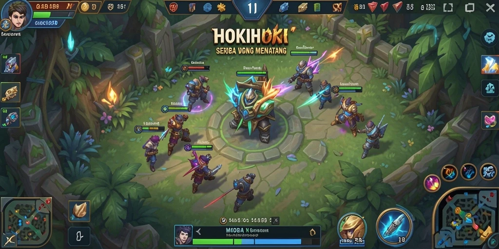 Tampilan gameplay seru dan mendebarkan dari HOKIHOKI.