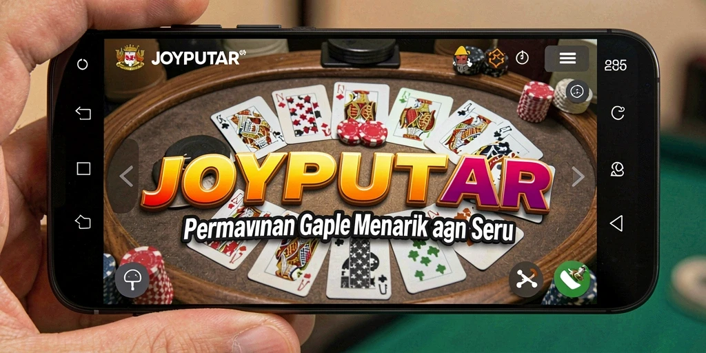 Tampilan permainan Gaple yang seru dan interaktif di JOYPUTAR.