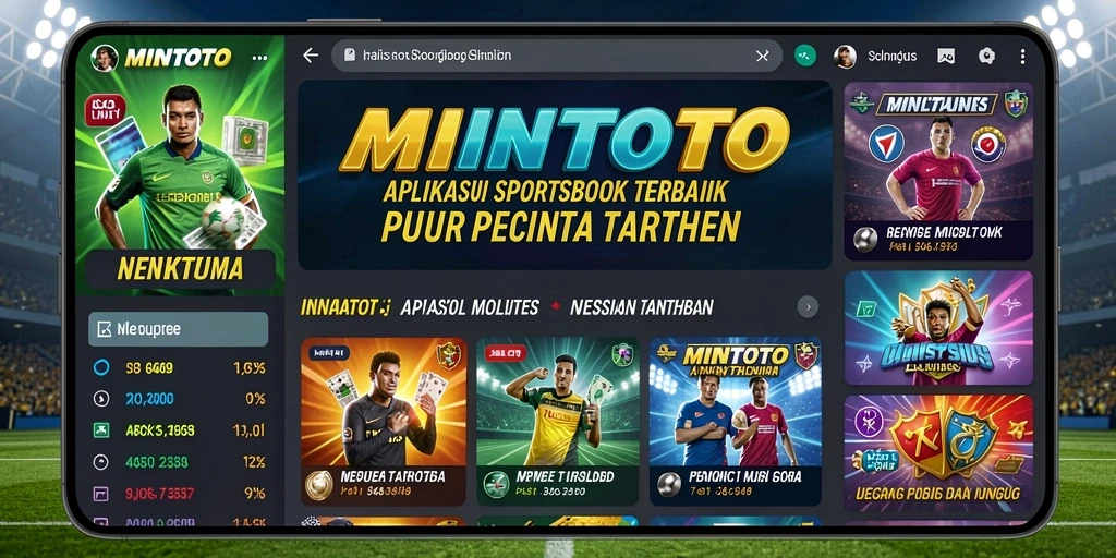 Tampilan gameplay taruhan Sportsbook yang menarik dan interaktif.