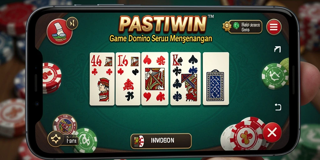 Gameplay seru PASTIWIN dalam permainan Domino.