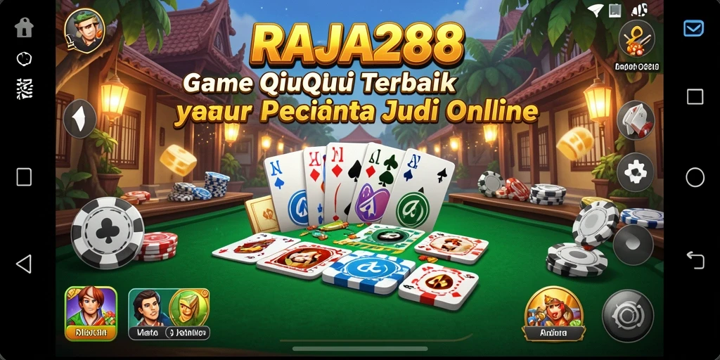 Tampilan gameplay menegangkan di RAJA288 QiuQiu.