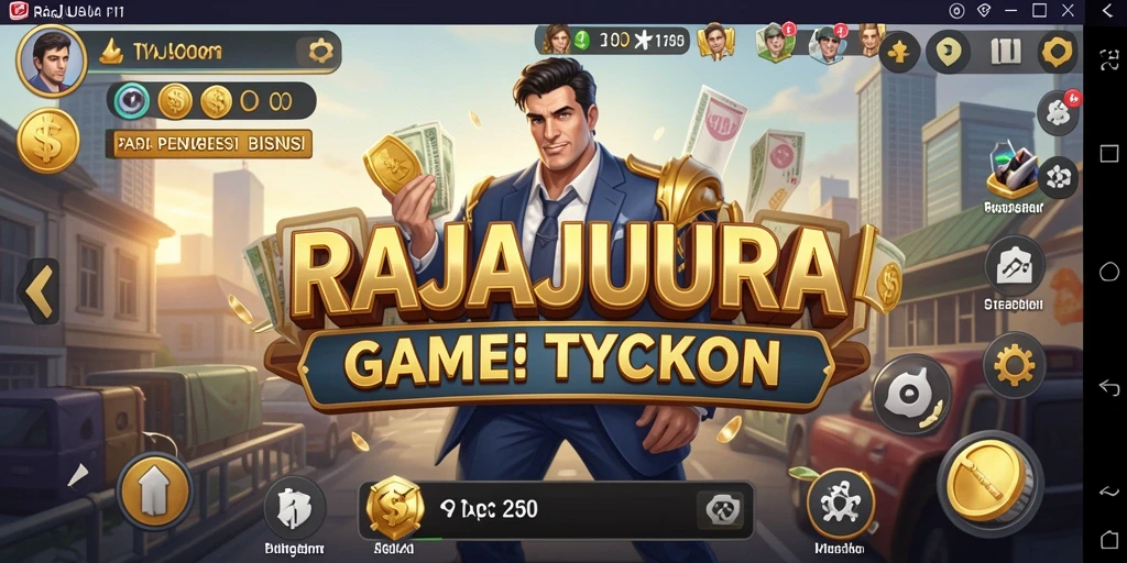Tampilan gameplay RAJAJUARA yang menakjubkan dan dinamis.
