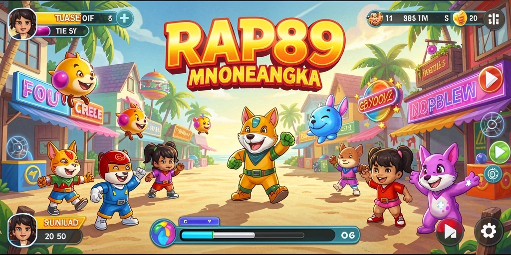 Tampilan gameplay seru dari RAP89 yang menantang.