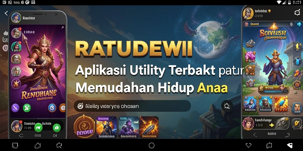 Tampilan antarmuka utama RATUDEWI yang menarik dan fungsional.