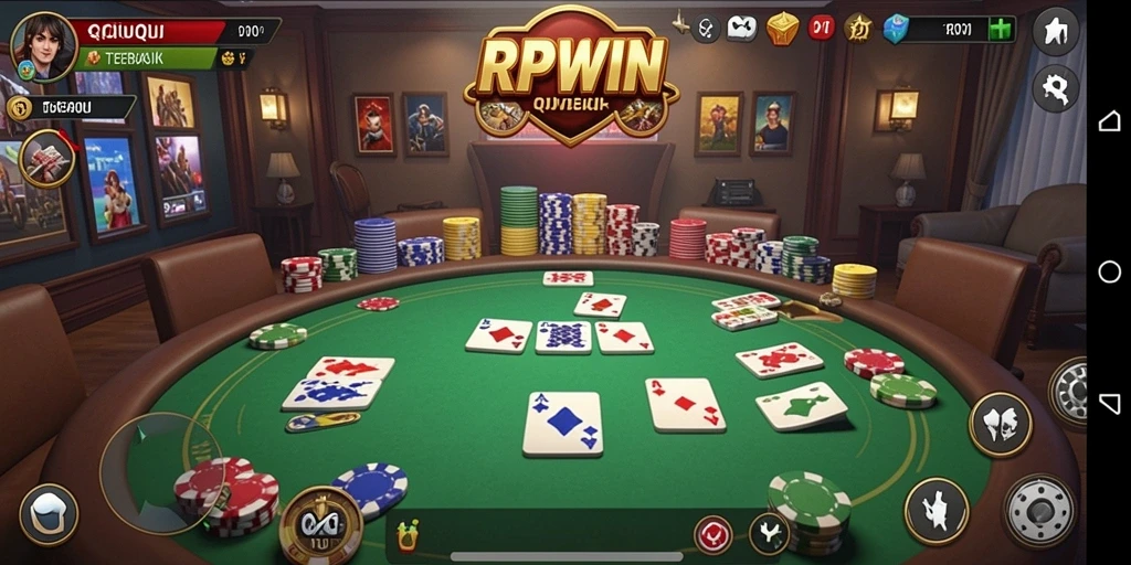 Tampilan gameplay seru RPWIN saat bermain QiuQiu.