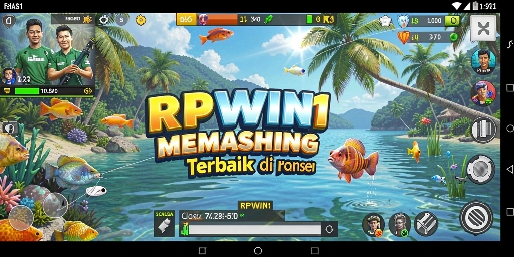 Tangkapan ikan yang menakjubkan dalam permainan RPWIN1.