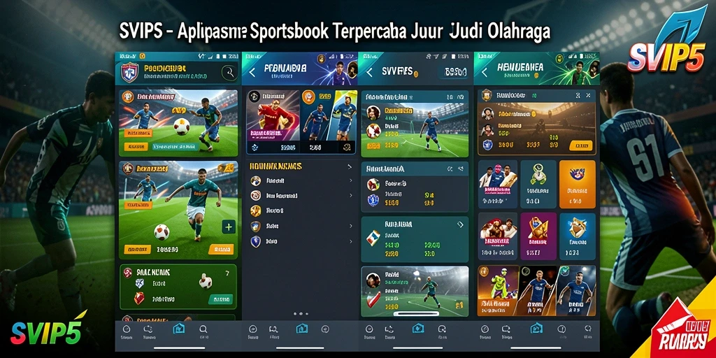 Tampilan gameplay SVIP5 dengan berbagai pilihan taruhan olahraga.