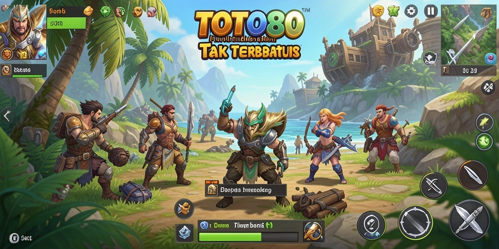 Tampilan gameplay Open World TOTO80 yang mendebarkan.